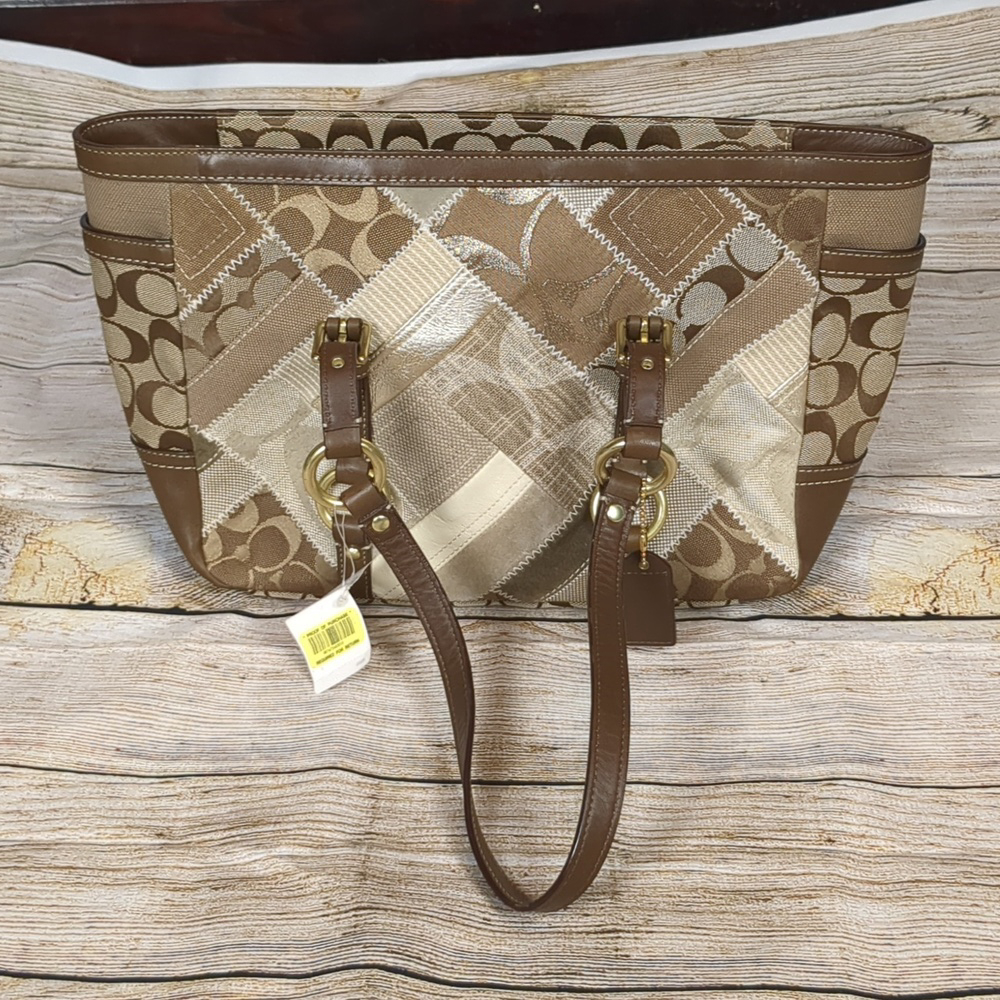 Coach gallery patchwork tote handbag - Picture 1 of 11